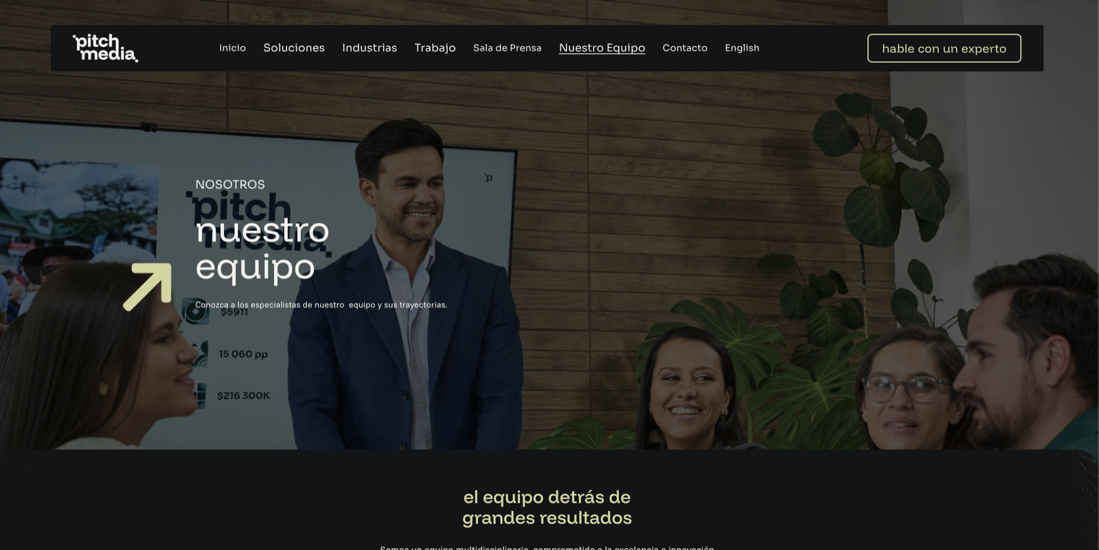 Current homepage displayed at pitchcr.com